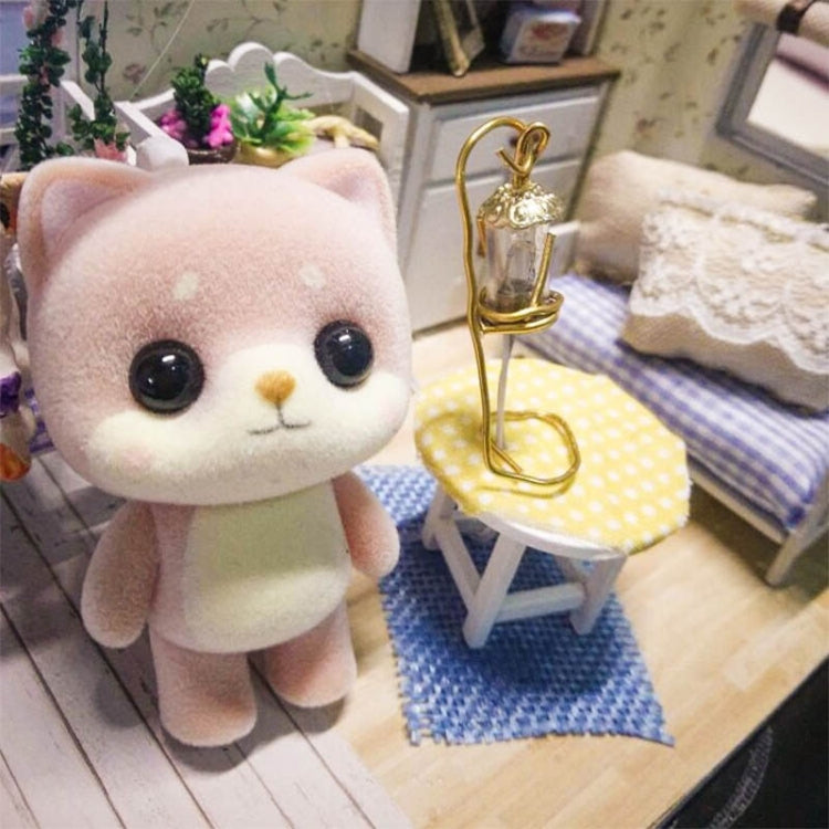Little Cute PVC Flocking Animal Dog Shiba Inu Dolls Creative Gift Kids Toy, Size: 4.5*3.5*6cm (Light Brown) - Soft Toys by buy2fix | Online Shopping UK | buy2fix