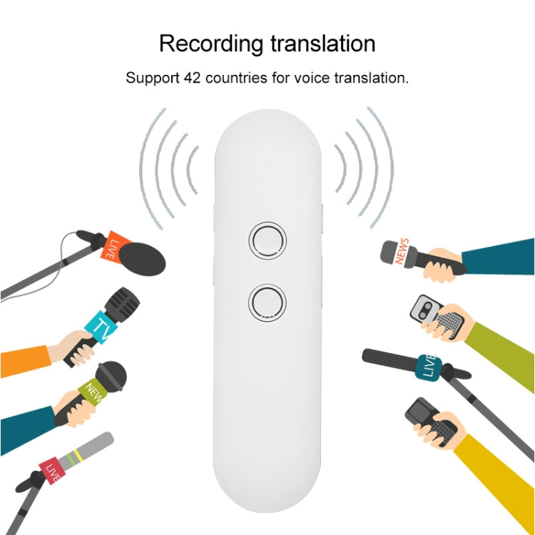 T4 Portable AI Smart Voice Translator Business Travel Real Time Translation Machine Support 42 Languages (Black) - Consumer Electronics by buy2fix | Online Shopping UK | buy2fix