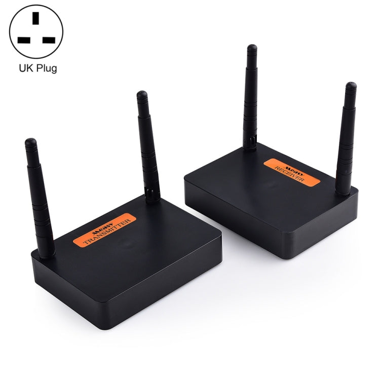 Measy FHD676 Full HD 1080P 3D 5-5.8GHz Wireless HDMI Transmitter (Transmitter + Receiver) Transmission Distance: 200m, Specifications:UK Plug - Consumer Electronics by Measy | Online Shopping UK | buy2fix