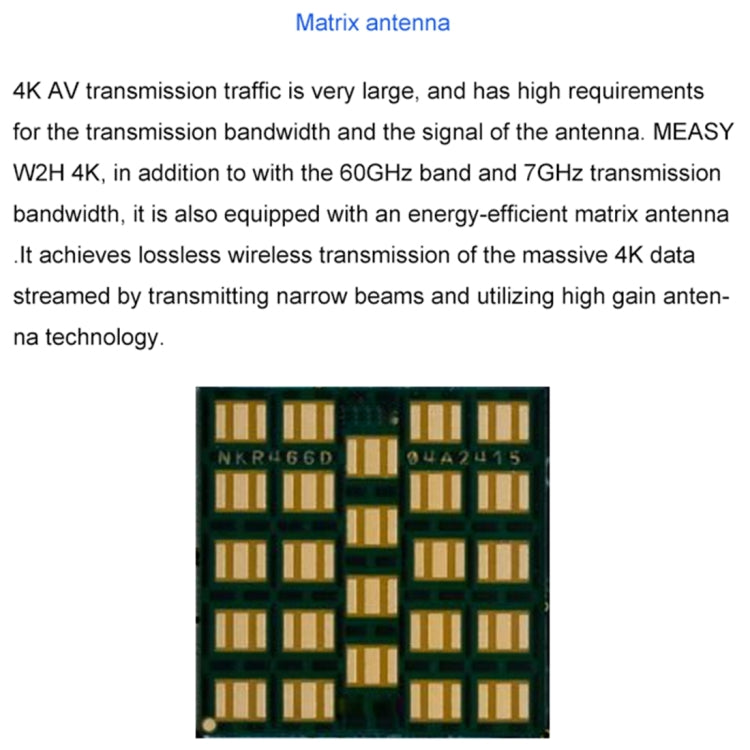 Measy W2H 60GHz 4K Ultra HD Wireless Transmission Kit, Transmission Distance: 30m, UK Plug - Consumer Electronics by Measy | Online Shopping UK | buy2fix