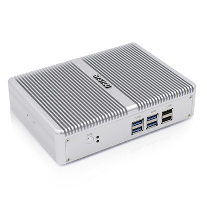 HYSTOU H2 Windows / Linux System Mini PC, Intel Core I5-7267U Dual Core Four Threads up to 3.50GHz, Support mSATA 3.0, 8GB RAM DDR3 + 256GB SSD 500GB HDD (White) - Computer & Networking by HYSTOU | Online Shopping UK | buy2fix