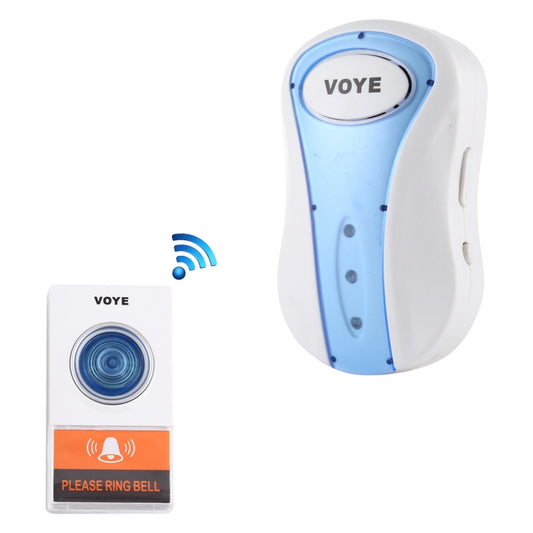 VOYE V008A Home Music Remote Control Wireless Doorbell with 38 Polyphony Sounds, US Plug(White) - Security by VOYE | Online Shopping UK | buy2fix