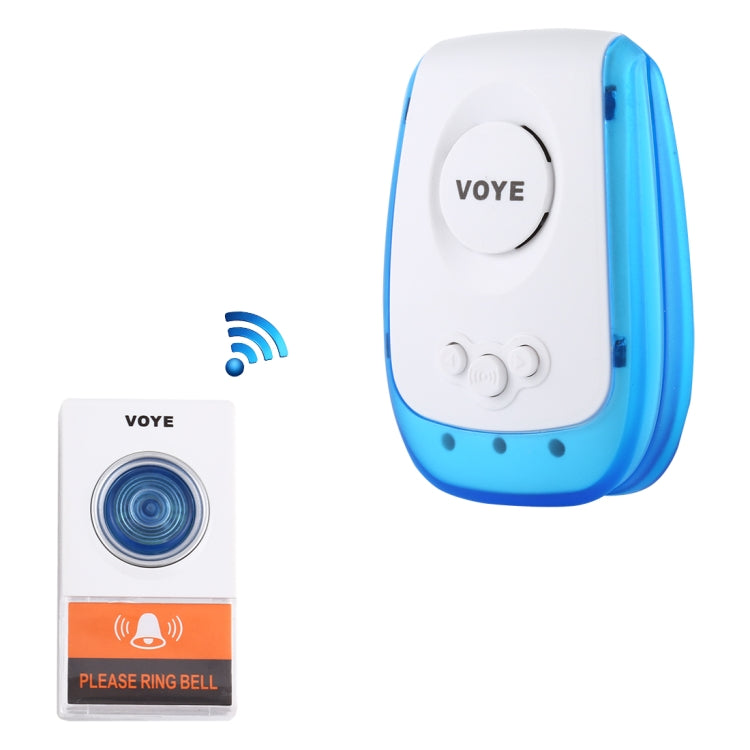 VOYE V009A Home Music Remote Control Wireless Doorbell with 38 Polyphony Sounds, US Plug (White) - Wireless Doorbell by VOYE | Online Shopping UK | buy2fix