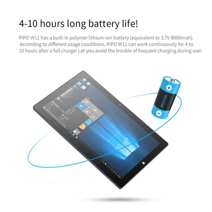 PiPO W11 2 in 1 Tablet PC, 11.6 inch, 8GB+128GB, Windows 10 System, Intel Gemini Lake N4120 Quad Core Up to 2.6GHz, with Stylus Pen Not Included Keyboard, Support Dual Band WiFi & Bluetooth & Micro SD Card - PiPO by PiPo | Online Shopping UK | buy2fix