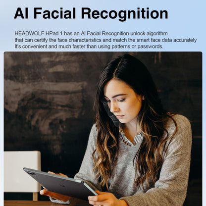 HEADWOLF Hpad1A 4G LTE, 10.4 inch, 8GB+128GB, Android 12 Unisoc T616 Octa Core, Support Dual SIM & WiFi & Bluetooth, Global Version with Google Play, US Plug (Grey) - Other by HEADWOLF | Online Shopping UK | buy2fix