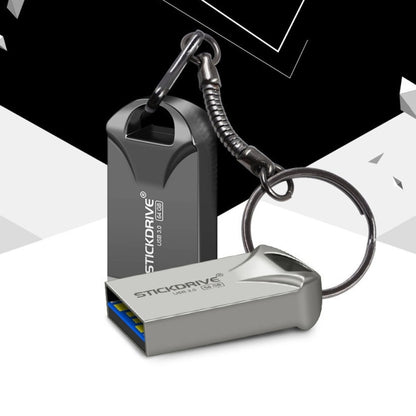 STICKDRIVE 64GB USB 3.0 High Speed Mini Metal U Disk (Black) - USB Flash Drives by STICKDRIVE | Online Shopping UK | buy2fix