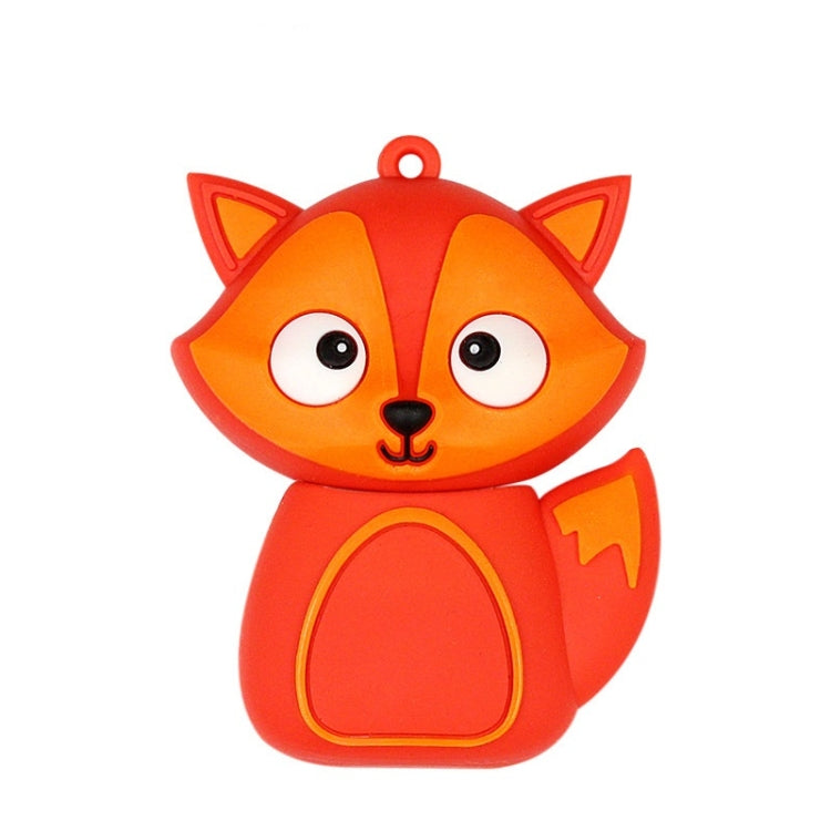 MicroDrive 128GB USB 2.0 Creative Cute Fox U Disk - USB Flash Drives by MicroDrive | Online Shopping UK | buy2fix