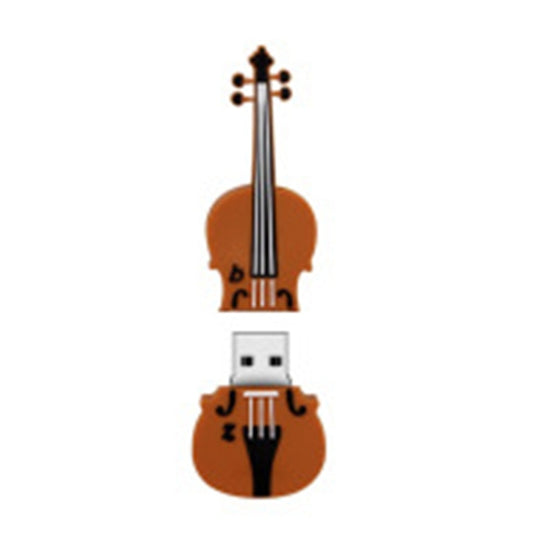 MicroDrive 64GB USB 2.0 Medium Violin U Disk - USB Flash Drives by MicroDrive | Online Shopping UK | buy2fix