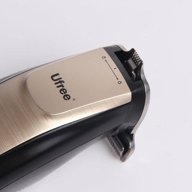 Ufree U-512 Professional Hair Salon Rechargeable Engraved Text Small Hair Clipper Hair Trimmer, EU Plug - Hair Trimmer by Ufree | Online Shopping UK | buy2fix